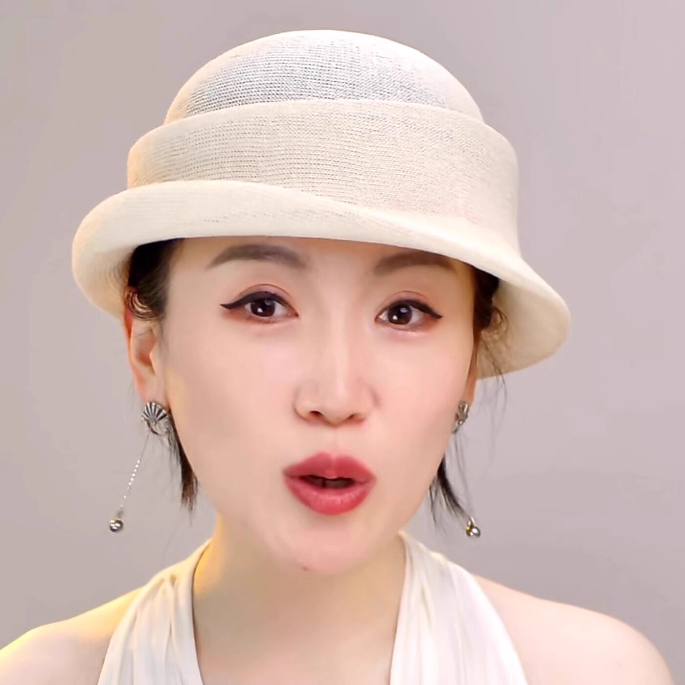 日系和纸定型帽夏日透气清凉礼帽