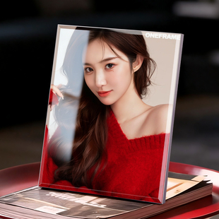 写真相框摆台定制相片加打印相册高级感情侣洗照片做成水晶摆件