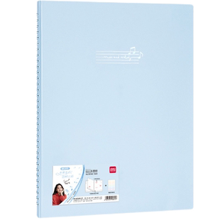 得力A3乐谱夹可修改谱夹子a4谱夹册歌谱文件夹不反光架子鼓钢琴谱夹展开式谱子曲谱夹多层透明插页收纳资料册