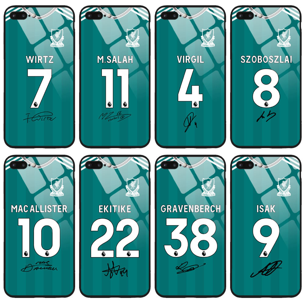 2526利物浦第二客场球衣手机壳 维尔茨萨拉赫索博斯洛伊杰拉德伊萨克 适用苹果华为三星vivo小米OPPO