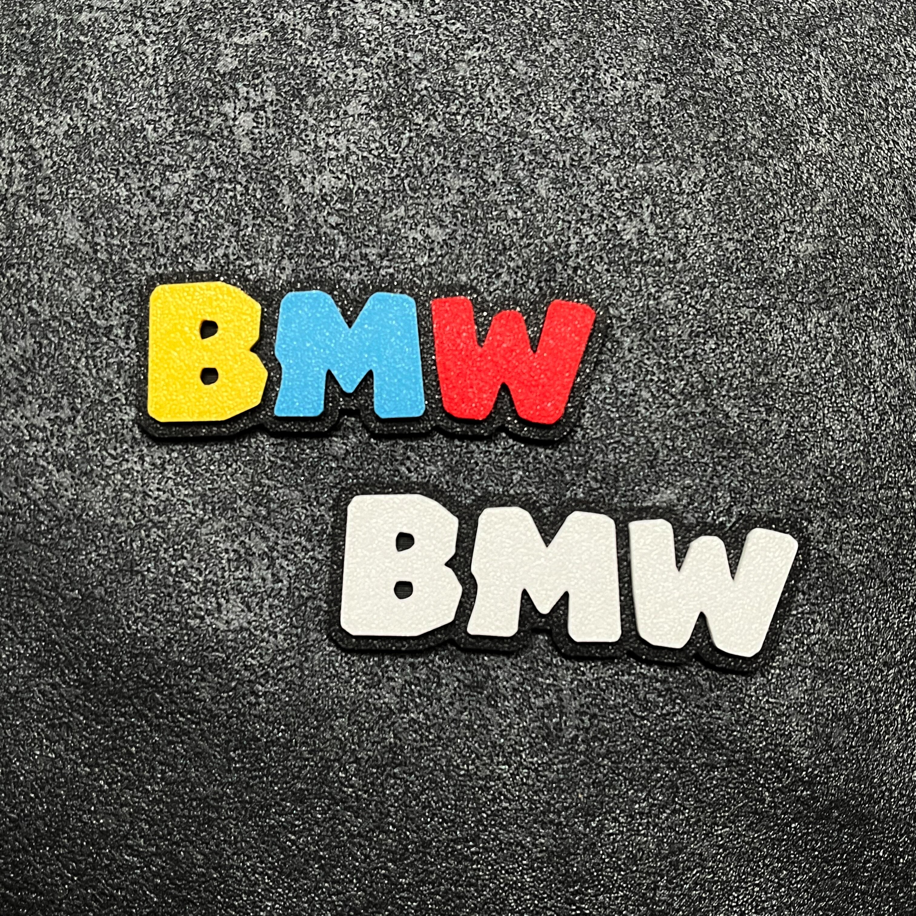 宝马BMW卡通汽车车尾车标装饰贴