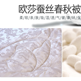 【好物推荐】悦达家纺《欧莎》蚕丝春秋被子母扣欧式简约提花
