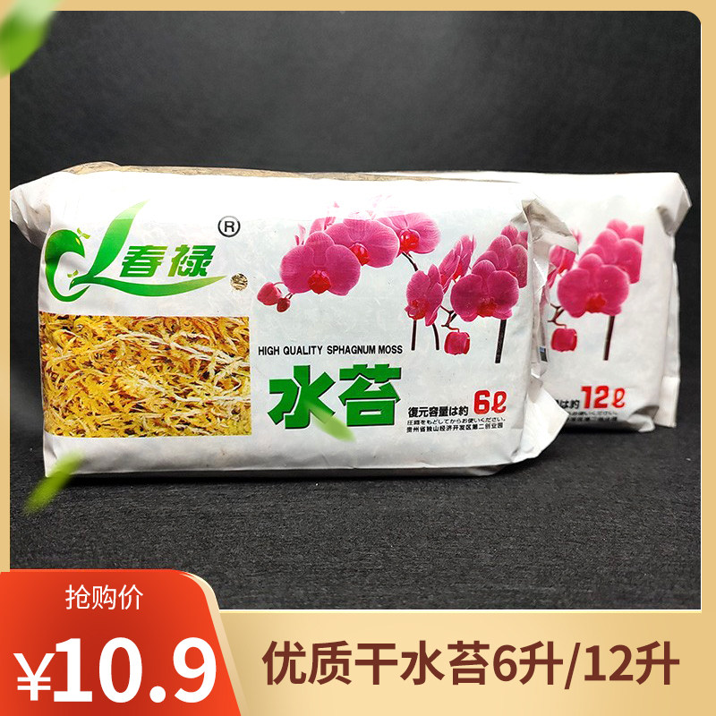干水苔兰花蝴蝶兰铁皮石斛专用种植营养土干苔藓宠物龟冬眠垫材,鲜花速递/花卉仿真/绿植园艺,介质/营养土,淘宝优惠券,粉丝福利购,淘宝优惠卷