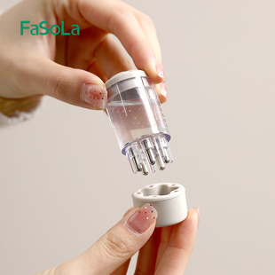 FaSoLa头皮上药器头部滚珠按摩导液梳米诺涂药神器育发精油导入梳