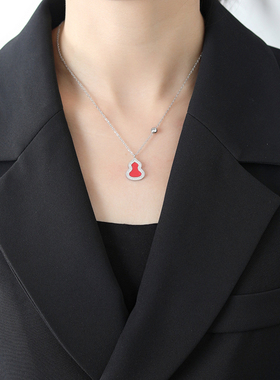 皓石滴油葫芦百搭闪钻颈链