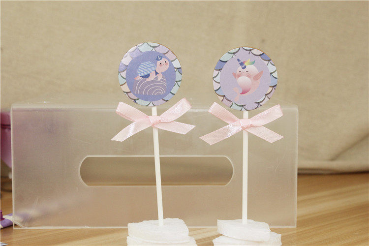 紫色女孩美人鱼海洋主题甜品台派对推推乐布丁瓶装饰蛋糕纸杯插牌,节庆用品/礼品,节日装扮用品,淘宝优惠券,粉丝福利购,淘宝优惠卷