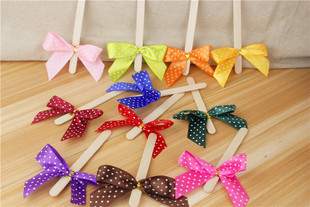 六一儿童节棒棒糖蛋糕卷装饰结甜品台派对冰糕棒装饰丝带20枚