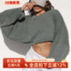 罩衫 宽松运动长袖 外穿跑步健身服上衣女 露脐圆领卫衣短款 欧美时尚