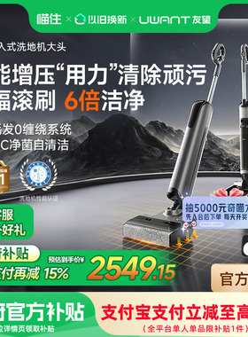 【国补15%】UWANT友望推入式洗地机大头DX200自清洁防臭0贴边