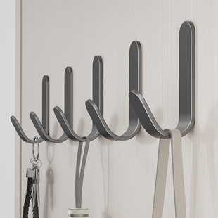 沐笙歌挂钩免打孔强力粘胶无痕粘钩卫生间厨房墙上壁挂式单钩