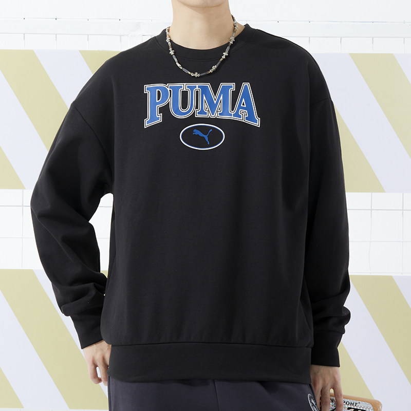 Puma彪马圆领卫衣男女装运动服休闲训练时尚简约套头衫682929