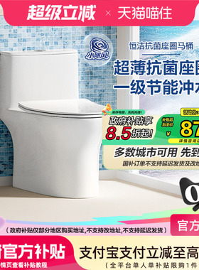 HEGII/恒洁卫浴马桶高端家用抽水坐便器HC0518PT