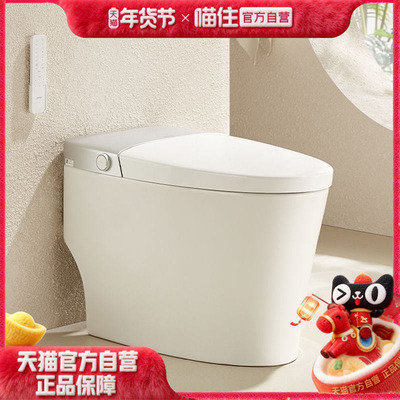 箭牌卫浴110坐便器人体座圈妇洗洗屁股脚触冲水智能马桶AKE1173