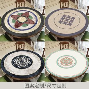 防烫桌 圆桌布防水防油免洗桌面圆形家用pvc软玻璃餐桌台布新款