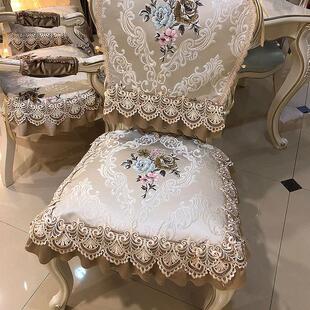 欧式 通用可拆洗家用布艺垫子 餐椅垫椅子凳子坐垫套装 防滑四季