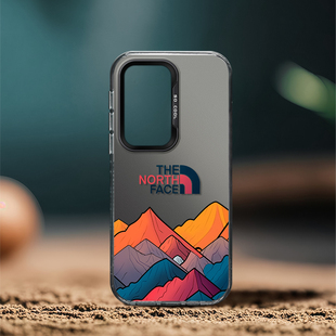 彩色山手机壳适用三星Galaxy S25 Plus彩银磨砂Ultra新款硬壳s24男女超火小众高级感不会撞壳情侣时尚