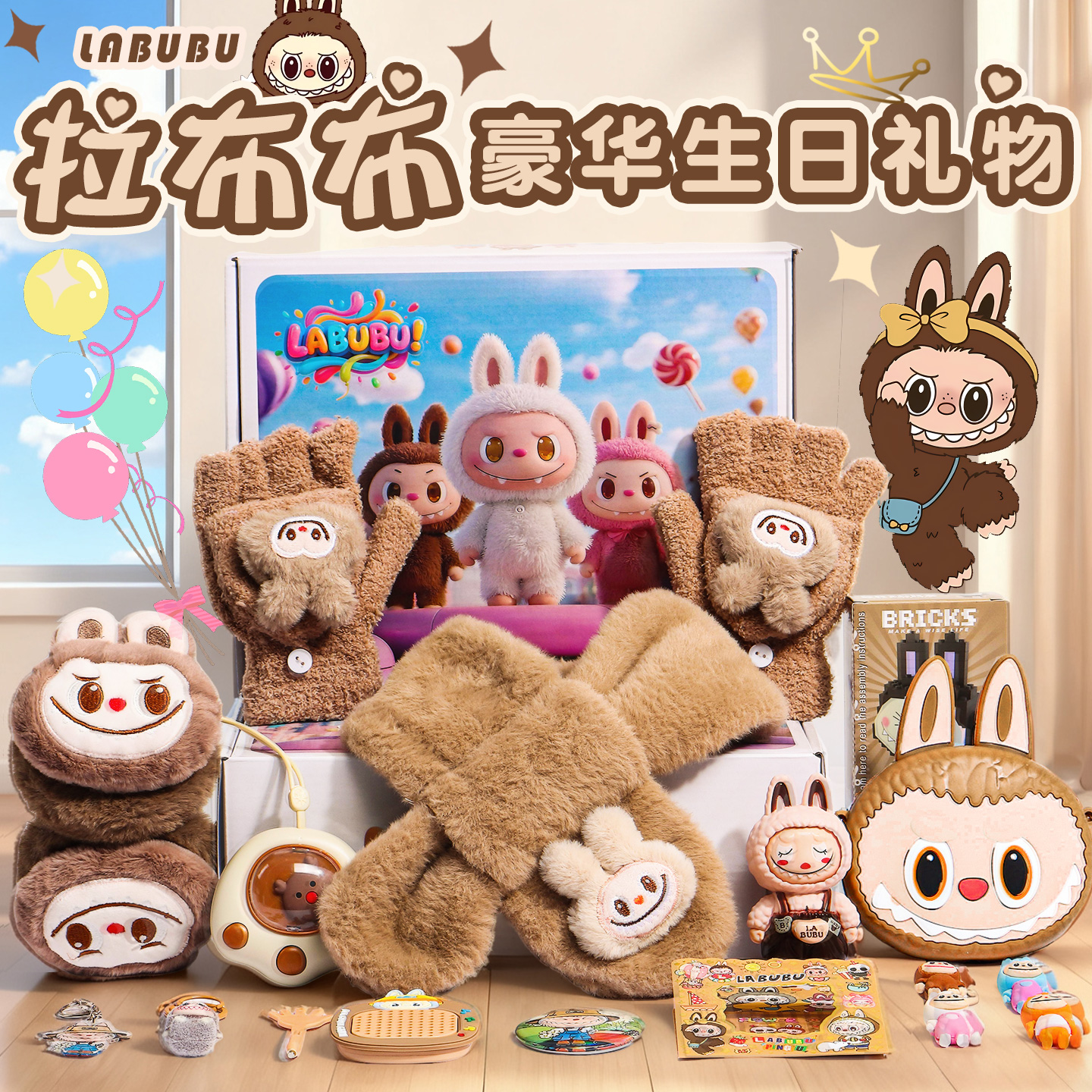 【暖冬好礼】拉布布保暖套装