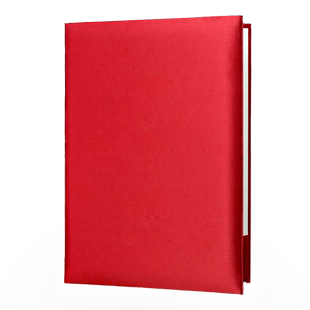 朗诵稿夹诗朗诵文件夹红色演讲稿夹致辞主持发言讲话夹子绒面台本夹手稿外壳封面可定制板台词朗读诗歌a4领导