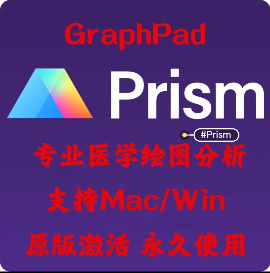 graphpad prism v10.2.3 mac/win最新版专业医学绘图分析软件