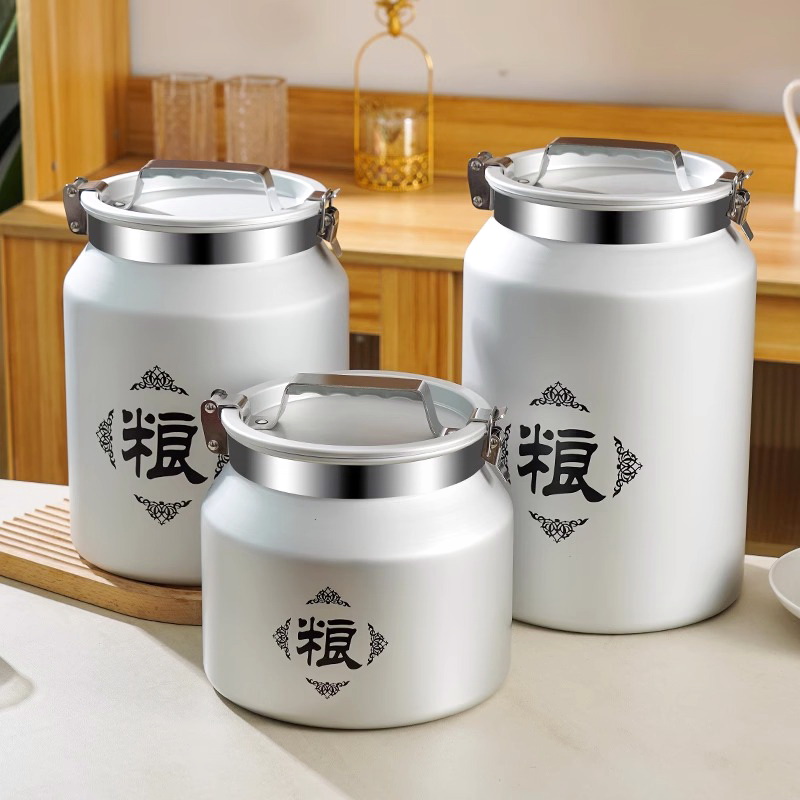 米桶面粉桶家用五谷杂粮收纳盒密封桶米缸食用级高档米桶储存容器