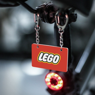 适用喜德盛公路自行车迷你小车牌个性亚克力车尾挂饰装饰配件大全