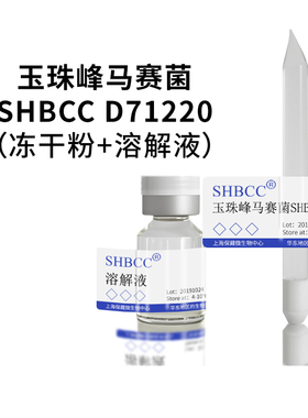 玉珠峰马赛菌KACC 16569 模式菌株R2A培养基30℃培养冷藏4-10℃