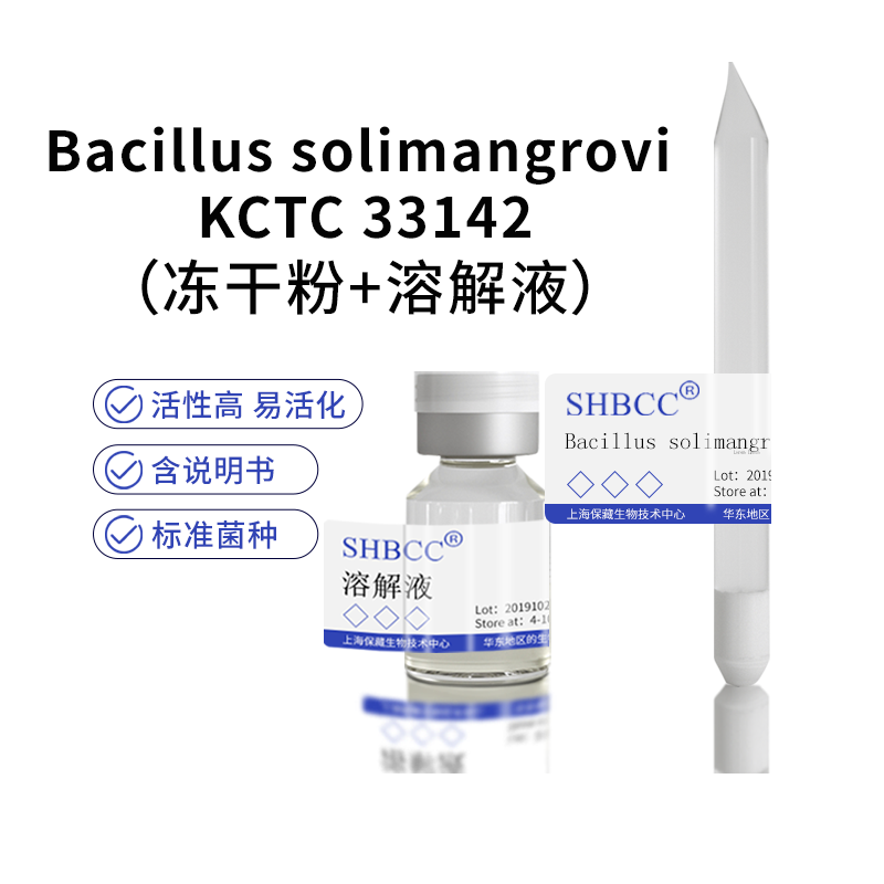 包邮 冻干粉 bacillus solimangrovi kctc 33142 0代菌种