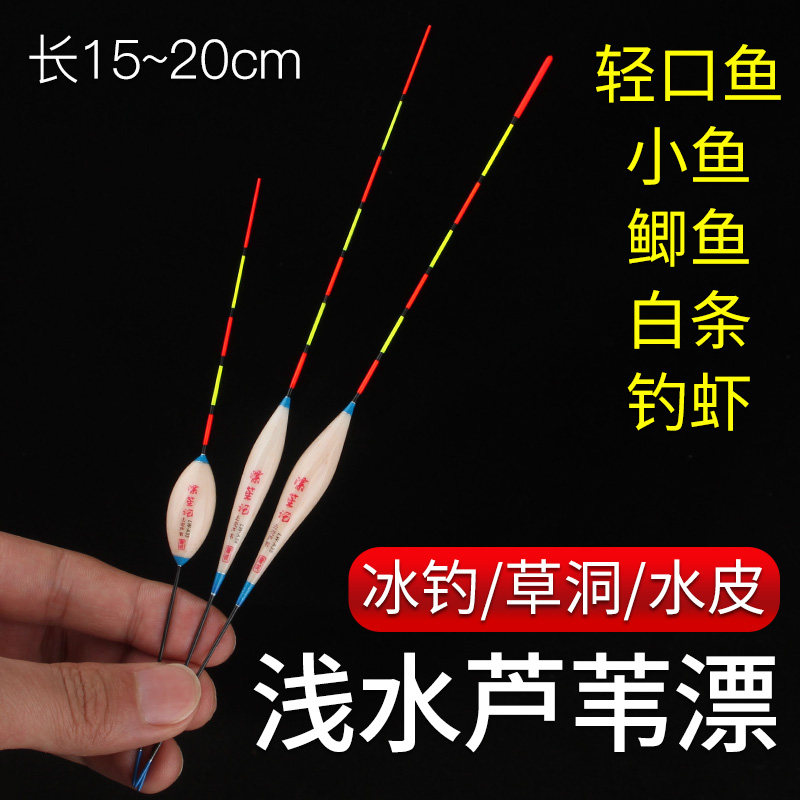 芦苇浅水漂短鱼漂高灵敏轻口鲫鱼漂小白条专用漂冰钓草洞水皮浮漂,户外/登山/野营/旅行用品,浮漂,淘宝优惠券,粉丝福利购,淘宝优惠卷