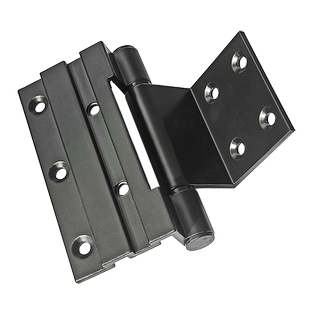 老式铝合金平开门合页50型窗户铰链塑钢窗平面转轴折叠荷叶配件