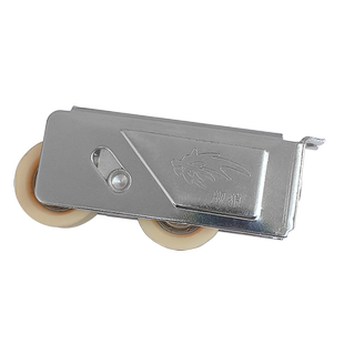 老式铝合金门窗滑轮双层中空玻璃推拉移门双轮2001大圆坑轴承轮子