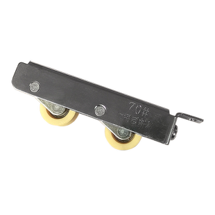 断桥铝推拉门轨道底部滑轮阳台玻璃移门承重地滑轮铝合金窗户配件