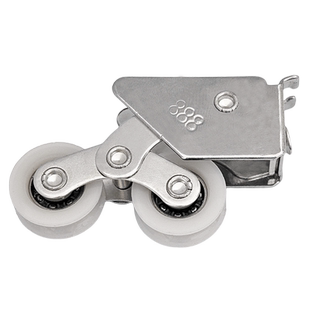 铝合金窗户滑轮888双轮推拉门窗滚轮左右移门轴承窄轨滑轮