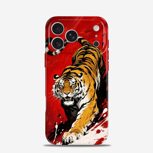 老虎手机壳iPhone17promax苹果16不撞款nova13华为mate70高级感P80小米15适用oppoReno14防摔VIVOX300荣耀500