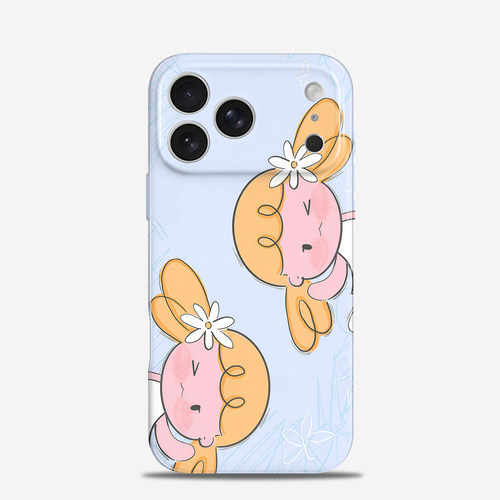 ins风小女孩 适用iPhone17promax苹果16PRO手机壳15高级感13小众14华为mate80卡通pura90小米17全包vivoX300