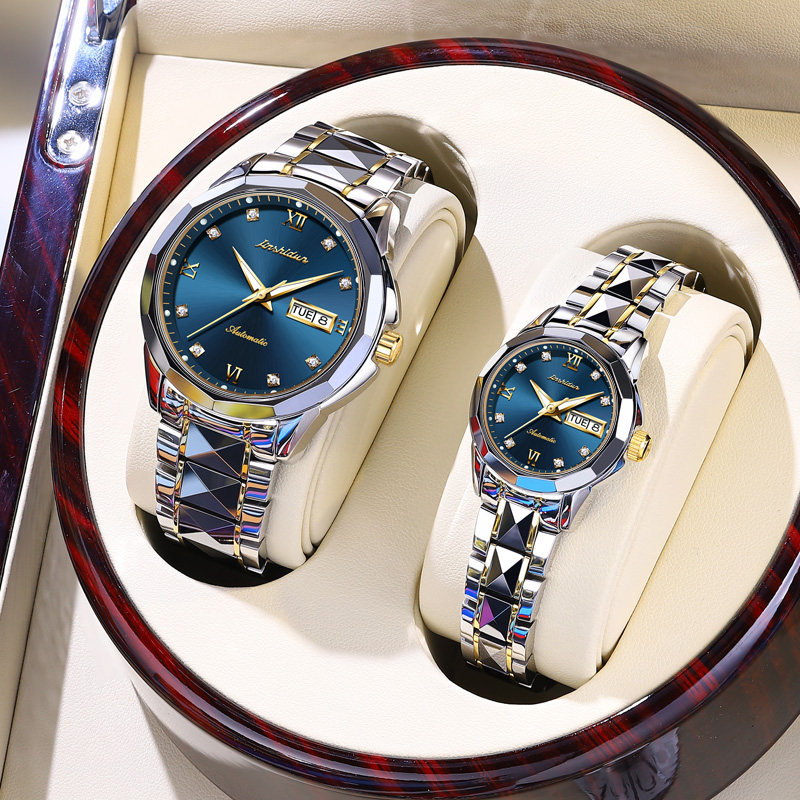 瑞士正品情侣款机械表男女简约气质时尚1314情侣手表一对表奢华