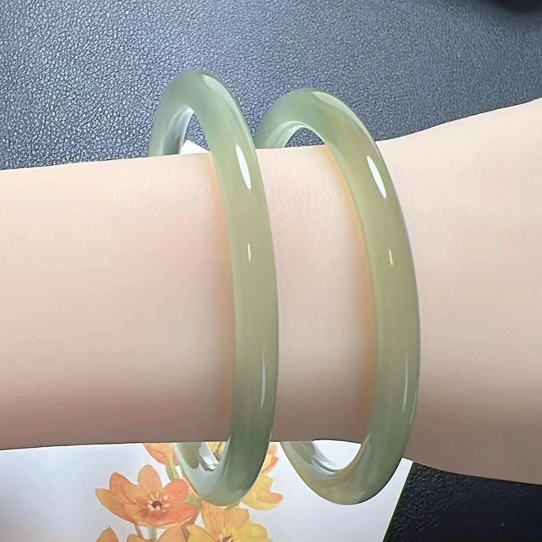 网红同款玛瑙手镯玉髓油青青提子