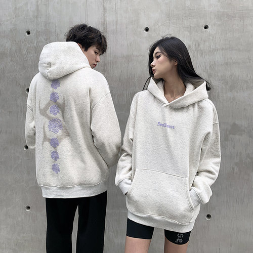 哥特玫瑰重磅连帽卫衣SoulSense