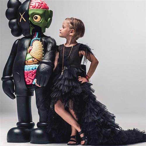 潮流kaws芝麻街玻璃钢户外商场网红店铺装饰卡通模型雕塑大型摆件