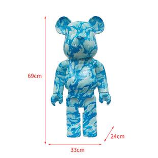 可爱暴力熊公仔玻璃钢摆件客厅电视柜室内装 饰网红动物熊落地摆件