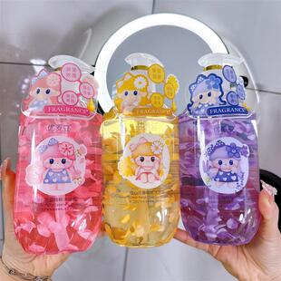 优麦豆甜心花瓣精粹沐浴露家庭用清洁润肤持续留香滋润养护