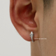 蛇形耳夹男无耳洞高级感小众2022年新款 潮耳钉单只嘻哈痞帅耳骨夹