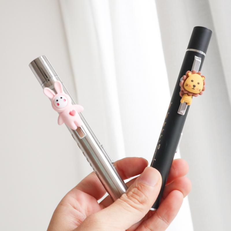 便携家用迷你白黄光双电笔灯