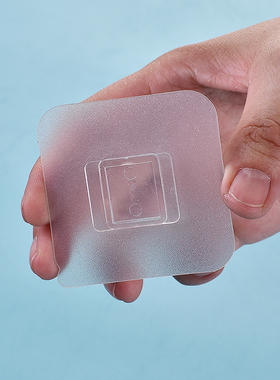 免打孔防水牙刷架卡扣粘贴挂钩强力免钉纸巾盒贴无痕粘钩透明粘胶