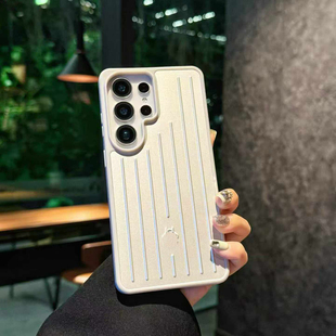 RIMOWA行李箱超火磁吸适用三星S26Ultra手机壳新款简约磁吸铝合金保护壳女款S25Ultra高级商务男款S26U情侣