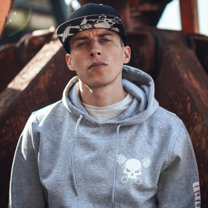 ins GG骷髅骑士越野摩托车手衣服外套机车骑行卫衣赛车服套装男女