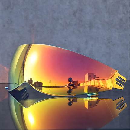 GB7-GB3蝎子盔街霸头盔镜片夜视透明高清防晒防紫外线头盔挡风片