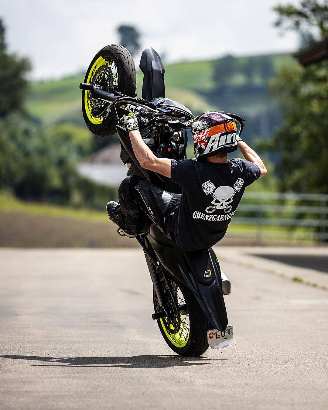 越野摩托车欧美衣服骑行biker机车手t恤短袖半袖男潮牌ins