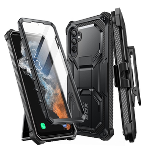 美国i-Blason适用三星Galaxy A55手机壳带支架a54全包防摔壳膜一体A15保护套5g运动Samsung硅胶硬a23安卓新款