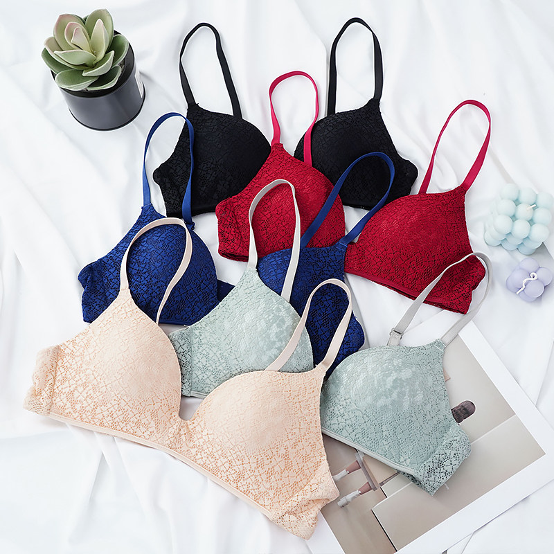 sexy lace wireless bras for women lingerie push up bra comfo