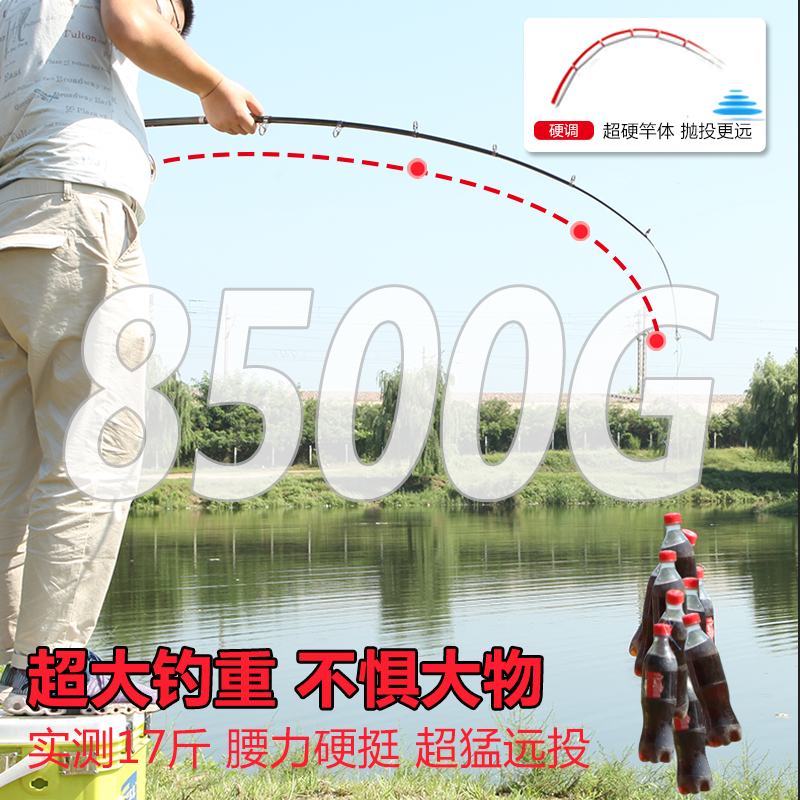 现货速发迷你小海竿抛竿超短节超硬小海杆套装远投钢笔裸竿路亚竿